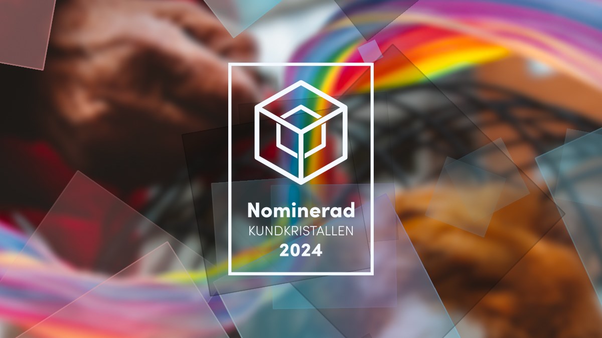 Nomineringsemblem Kundkristallen 2024