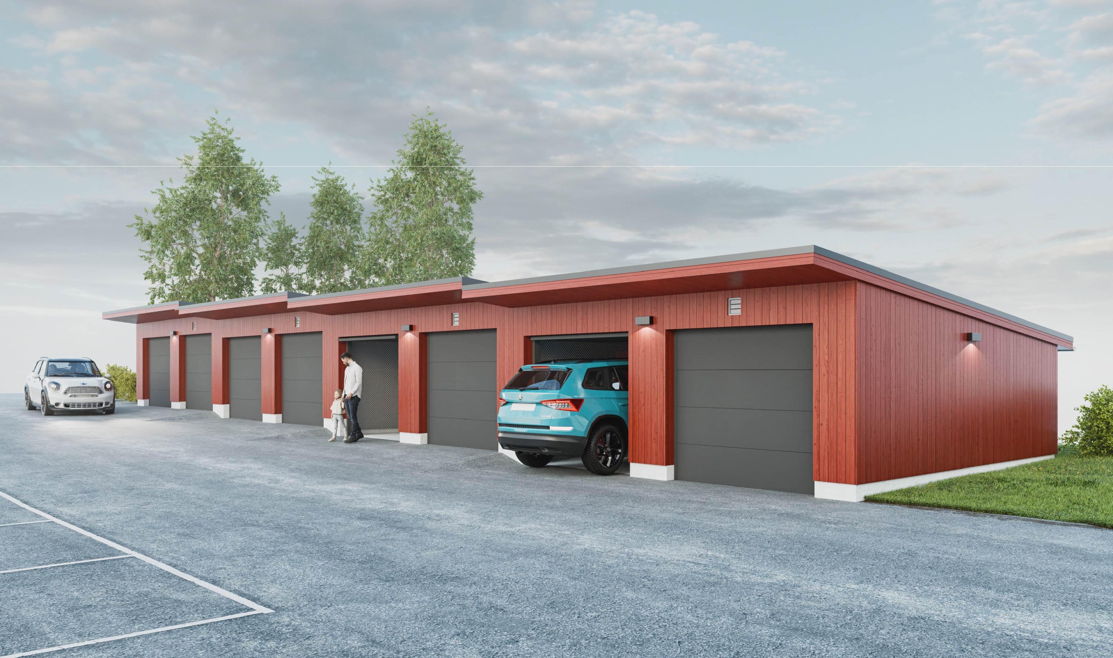 Lulebo bygger nytt garage på Lävägen - Lulebo AB